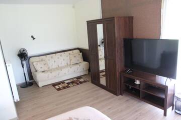 Фото номера Quadruple Room with Lake View and Terrace Апартаменты Vila Romnesa г. Игналина 13